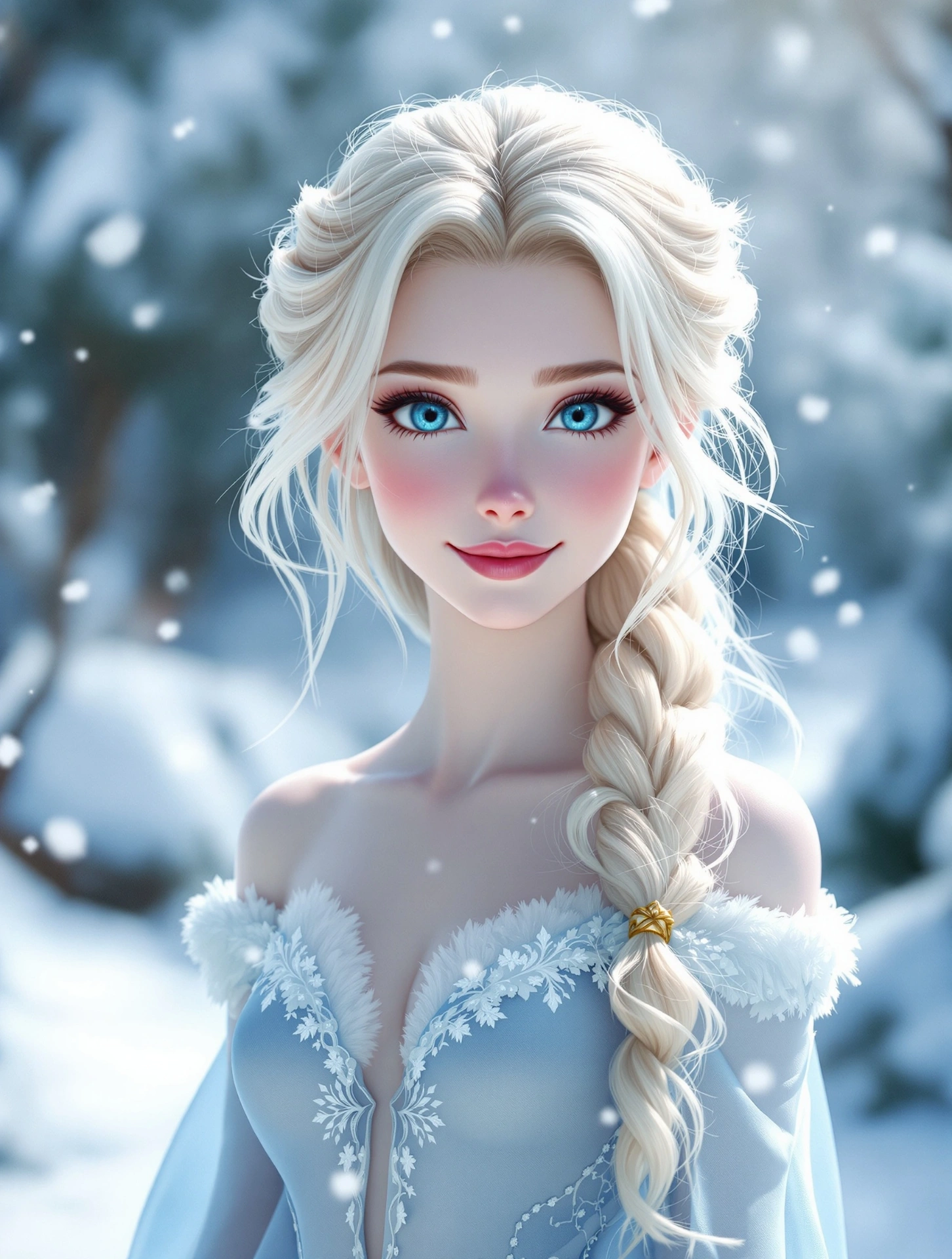 ❄️ Reina de las Nieves - Magia helada y poderosa